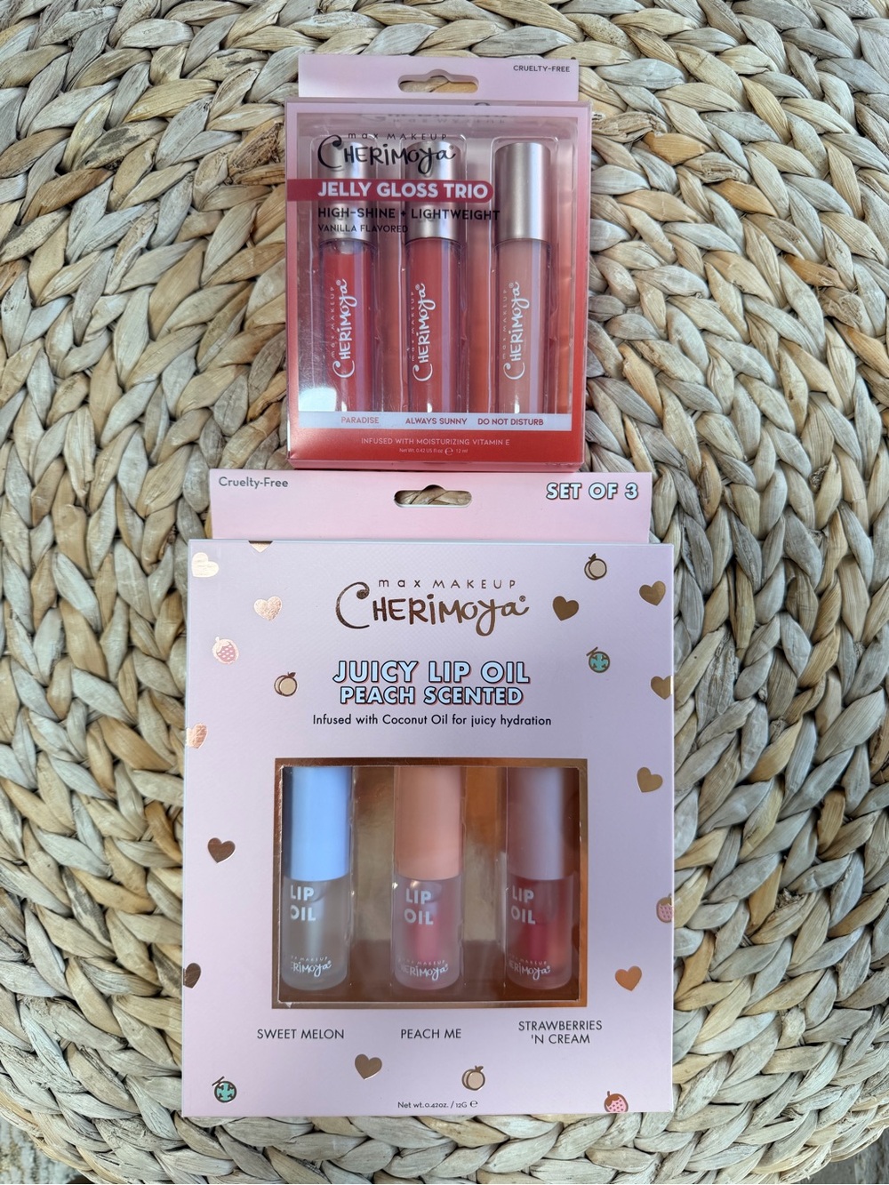 NIB Cherimoya (The Crème Shop) | 6-Piece Gloss & Lip Oil Gift Set